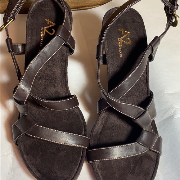 A2 by aerosoles PaintPlush  strappy wedges size 9m - Picture 2 of 4